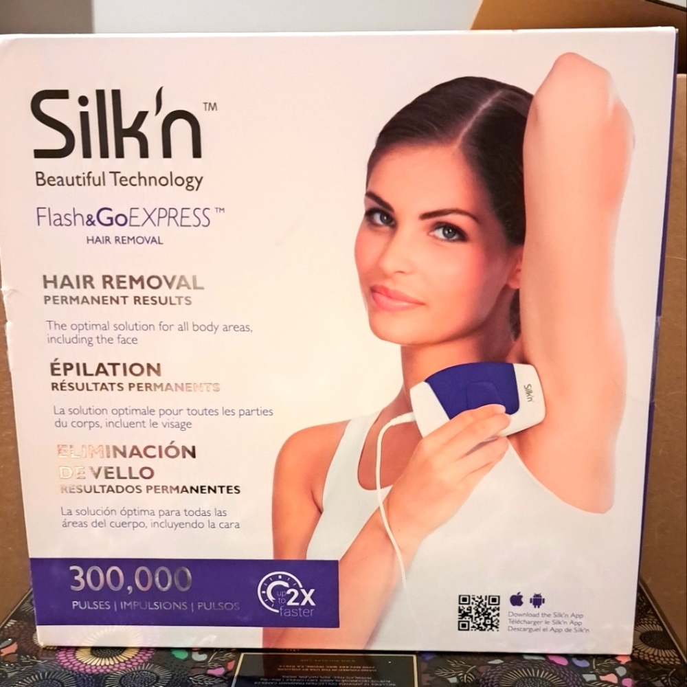 NIB Silk'n Flash & Go Express Permanent Hair Removal
